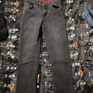 Kids Boys Levi's Black Washed Slim Jeans